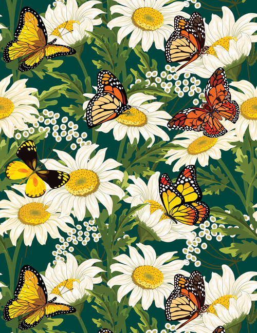 Butterflies and Daisies Journal (Lined Pages and Sprayed Edges) by Editors of Chartwell Books, 9780785846871