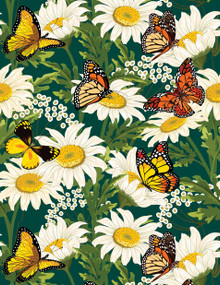 Butterflies and Daisies Journal (Lined Pages and Sprayed Edges) by Editors of Chartwell Books, 9780785846871