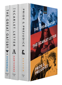Bookshelf in a Box Volume 1 (The Great Gatsby, The Scarlet Letter, Pride & Prejudice) by Dover Publications, 9780486325408