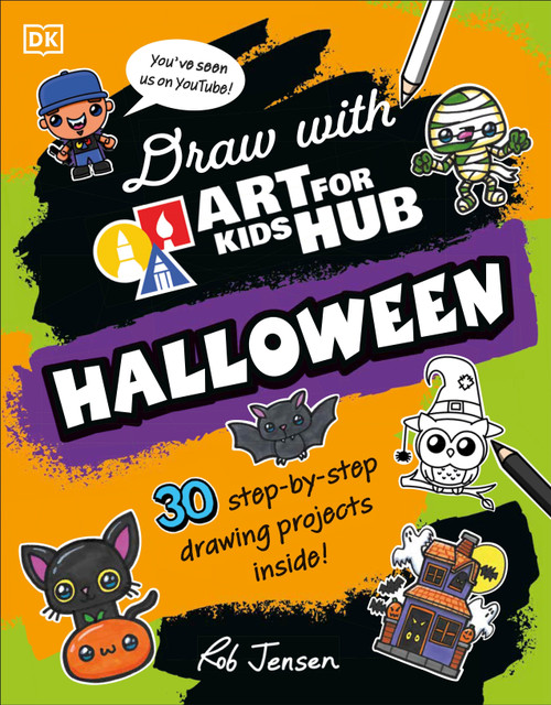 Draw with Art for Kids Hub Halloween by Art for Kids Hub, Rob Jensen, 9780593843901