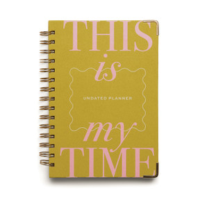 UNDATED 13 MONTH PERPETUAL PLANNER - MY TIME, AGS681837