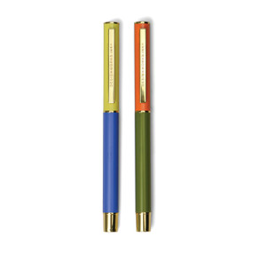 COLOR BLOCK PENS - COBALT + ARMY GREEN, DCBS1013