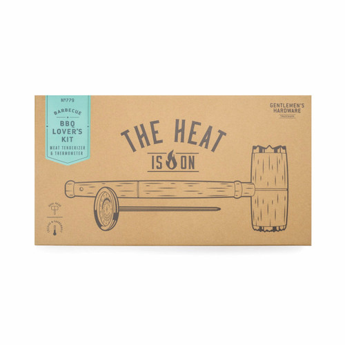 "BBQ lovers kit" Meat Tenderizer & thermometer", GEN779