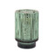 CYPRESS & FIR 12 OZ GREEN MERCURY TALL RIBBED GLASS, CFH1102