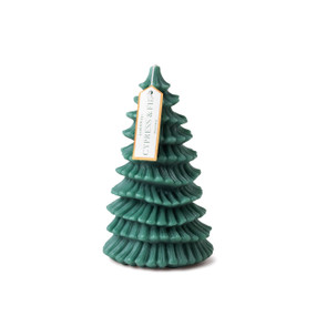 CYPRESS & FIR 5"x 8" TALL TREE TOTEM CANDLE WITH HANGTAG, CFHLG03