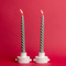CYPRESS & FIR TWISTED TAPERS  10" TALL EVERGREEN CANDLES, 2 PER PACK, CFHTT01