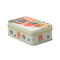 HOLIDAY TIN 5 OZ MATTE ILLUSTRATED TIN WITH STOREFRONT SCENE - SWEET ORANGE & FIR, CT0504