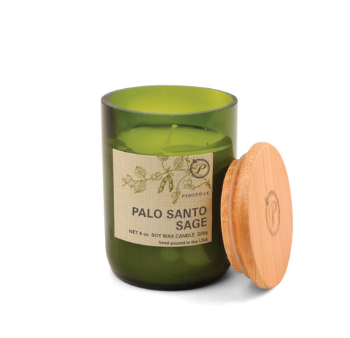 ECO GREEN 8 OZ GLASS -  PALO SANTO, EG20