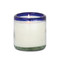 LA PLAYA 9 OZ BUBBLE GLASS WITH COBALT RIM - SALTED BLUE AGAVE, LP0901
