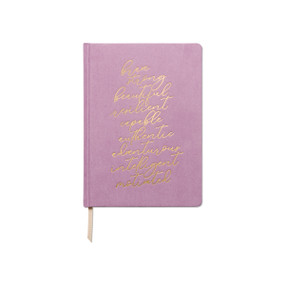 JUMBO VEGAN SUEDE JOURNAL - AFFIRMATIONS, JD802028