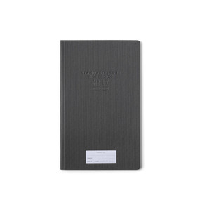 STANDARD ISSUE TALL NOTEBOOK NO 17 7.25 x 11.5 - BLACK - JF7112008