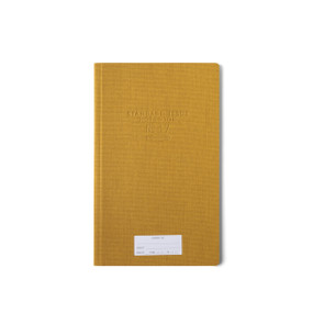 STANDARD ISSUE TALL NOTEBOOK NO 17 7.25 x 11.5 - OCHRE - JF7112154