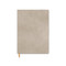 VEGAN SUEDE FLEX COVER UNDATED PLANNER, 5.75 X 8 - MUSHROOM, JS2001003