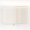 VEGAN SUEDE FLEX COVER UNDATED PLANNER, 5.75 X 8 - MUSHROOM, JS2001003