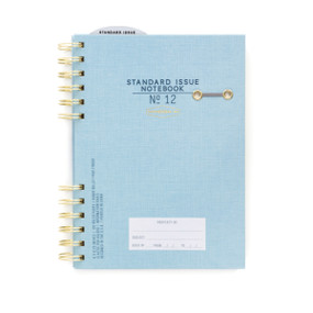 BLACK STANDARD ISSUE JOURNAL NO 12, 6" X 8.25" - BLUE, JS8922050