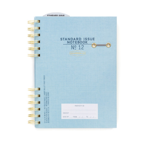 BLACK STANDARD ISSUE JOURNAL NO 12, 6" X 8.25" - BLUE, JS8922050