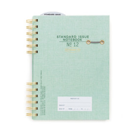 BLACK STANDARD ISSUE JOURNAL NO 12, 6" X 8.25" - GREEN, JS8922051