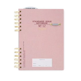 BLACK STANDARD ISSUE JOURNAL NO 12, 6" X 8.25" - DUSTY PINK, JS8922152