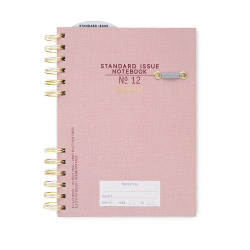 BLACK STANDARD ISSUE JOURNAL NO 12, 6" X 8.25" - DUSTY PINK, JS8922152