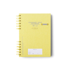 BLACK STANDARD ISSUE JOURNAL NO 12, 6" X 8.25" - OCHRE, JS8922154