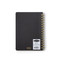 TWIN WIRE JOURNAL, 6" X 8.25" - EBONY, JTW681007
