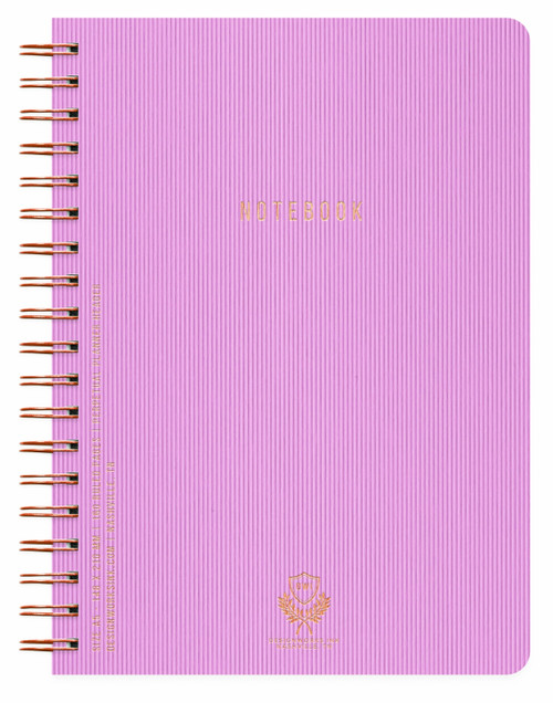 TWIN WIRE JOURNAL, 6" X 8.25" - LILAC, JTW681015