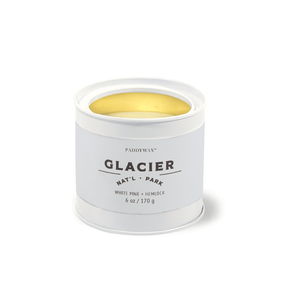 PARKS 6 OZ GLACIER WHITE GLOSSY TIN - WHITE PINE + HEMLOCK, PK0602