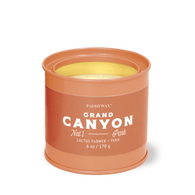 PARKS 6 OZ GRAND CANYON TERRACOTTA GLOSSY TIN - CACTUS FLOWER + FERN, PK0604