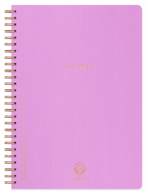 TWIN WIRE JOURNAL, 8.25" X 11.625" - LILAC, JTW801014