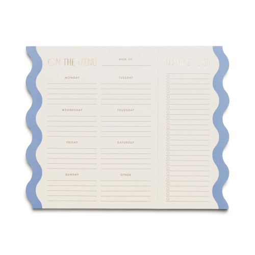 MEAL PLANNER NOTEPAD WITH MAGNETS - CLOUD + CREAM, MPN2001