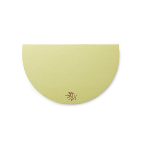 HALF MOON NOTEPAD - PALM LEAF, PP531004