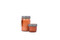 RELISH JAR 3 OZ ORANGE GLASS - PUMPKIN SPICE, RJ214