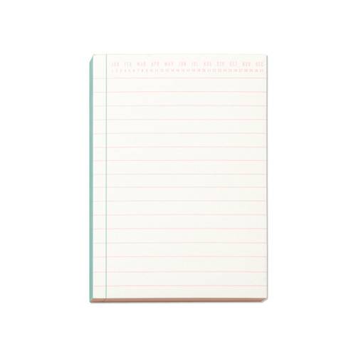 COLORBLOCK NOTEPAD - GREEN & PEACH, PP572022