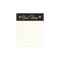 POST BOUND NOTE PAD, 5 X 6 - BLACK "BAD IDEAS", PPB561001