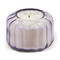 RIPPLE 4.5 OZ TRANSPARENT LAVENDER RIBBED GLASS - SALTED IRIS, RPL0501