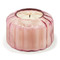 RIPPLE 4.5 OZ TRANSPARENT PINK RIBBED GLASS - DESERT PEACH, RPL0502