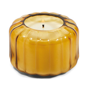 RIPPLE 4.5 OZ TRANSPARENT TAN RIBBED GLASS - GOLDEN EMBER, RPL0503