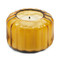 RIPPLE 4.5 OZ TRANSPARENT TAN RIBBED GLASS - GOLDEN EMBER, RPL0503