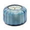 RIPPLE 4.5 OZ TRANSPARENT BLUE RIBBED GLASS - PEPPERED INDIGO, RPL0504