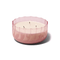 RIPPLE 12 OZ TRANSPARENT PINK RIBBED BOROSILICATE GLASS - DESERT PEACH, RPL1202