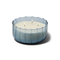 RIPPLE 12 OZ TRANSPARENT BLUE RIBBED BOROSILICATE GLASS - PEPPERED INDIGO, RPL1204