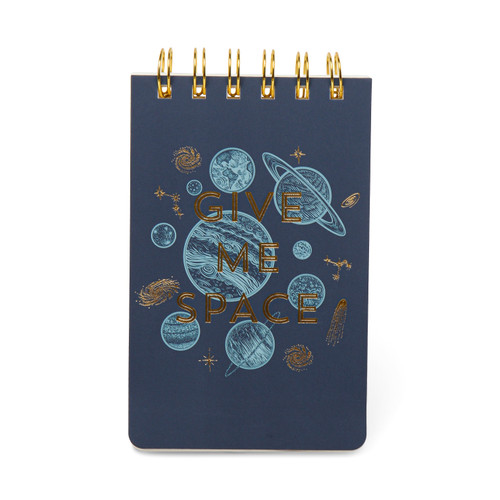 VINTAGE SASS TWIN WIRE NOTEPAD, 3.25" X 5.5" - "GIVE ME SPACE", PPS562026