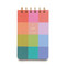 TWIN WIRE NOTEPAD, 3.25" X 5.5" - RAINBOW CHECK, PPS562030