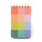 TWIN WIRE NOTEPAD, 3.25" X 5.5" - RAINBOW CHECK, PPS562030
