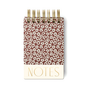 CHUNKY NOTEPAD - BURGUNDY GROOVY FLORAL, ST461007