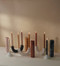 TAPER SET BLACK & WHITE PACKAGED IN BLACK TUBE PACKAGING (INCLUDES 2 TAPER CANDLES OF EACH COLOR, 4 TOTAL TAPERS), THB001