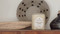 VISTA 5 OZ BLACK GLASS WITH TAUPE LABEL AND GLASS LID - BLACK FIG & OLIVE, VS0506