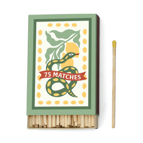 A DOPO BOXED MATCHES - SNAKE, SET OF 75 MATCHES, ACC40
