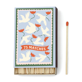 A DOPO BOXED MATCHES - FLOWER SET OF 75 MATCHES, ACC42