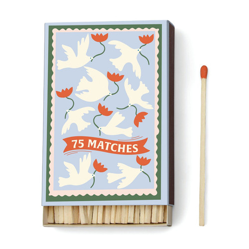A DOPO BOXED MATCHES - FLOWER SET OF 75 MATCHES, ACC42